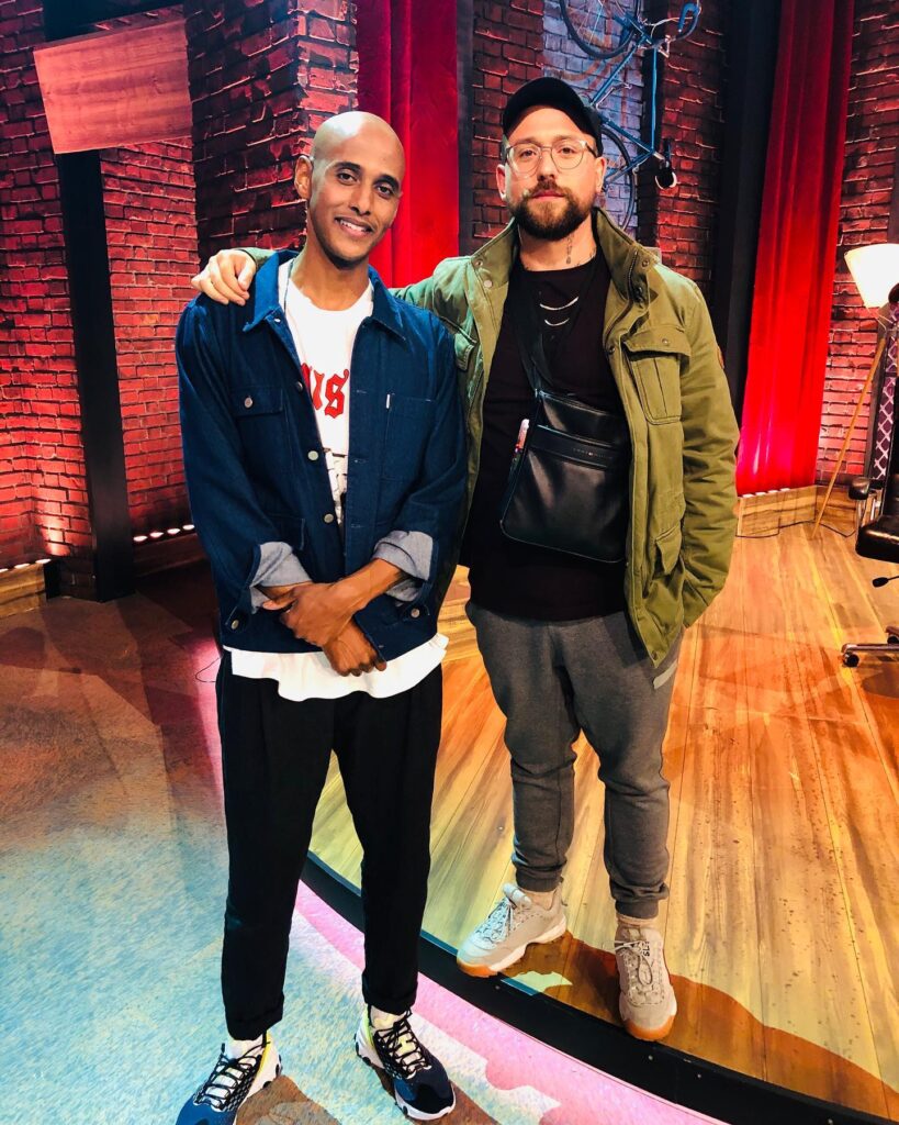 Teddy Teclebrhan und Dominik Forster