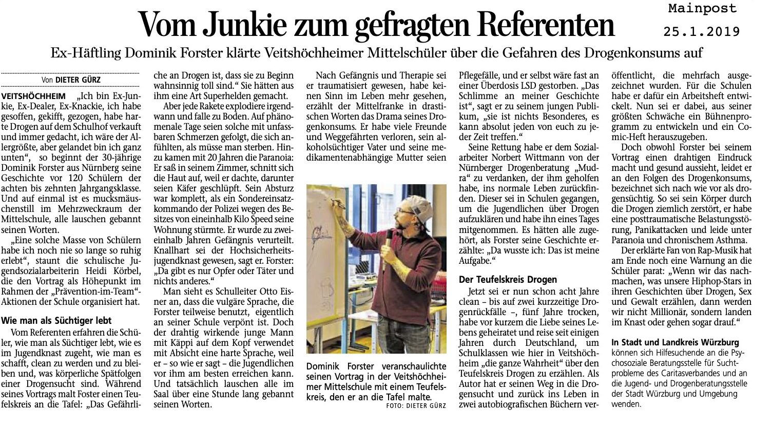 dominik forster interview wuerzburg referent